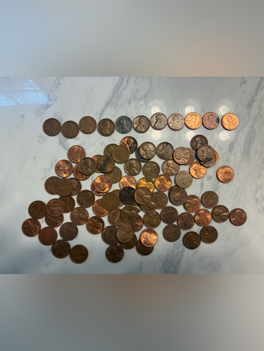 Mixed Lot of Lincoln Cents (1919 Wheat- Modern)